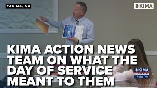 KIMA Action News Volunteers to show kids what being in news is like!