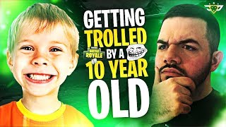 Courage Gets Trolled By A 10 Year Old - Random Duos Fortnite Battle Royale
