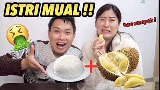 ISTRI JEPANG MAKAN DUREN PAKE NASI❗️REAKSINYA BIKIN NANGIS❗️