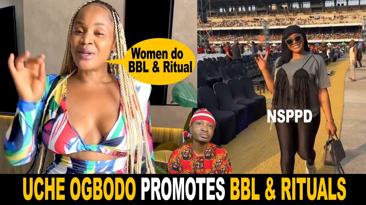 Uche Ogbodo Promote Rituals & BBL To Women After Praying At NSSPD Conference