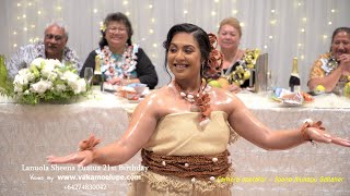 Lanuola Sheena Luatua 21st Birthday   Tau'olunga