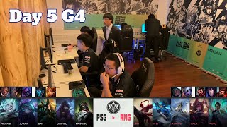 PSG vs RNG - Day 5 LoL MSI 2022 Rumble Stage | PSG Talon vs T1 full game