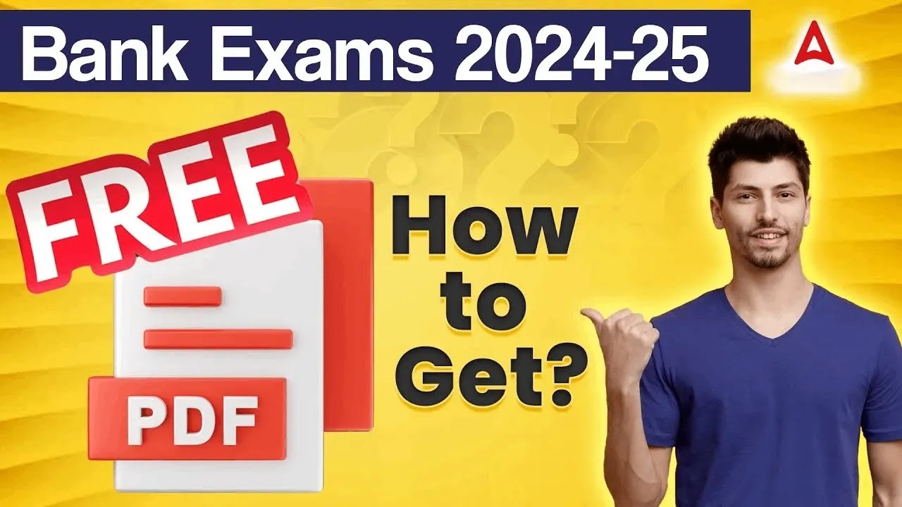 How to Get Free PDF Notes for Bank Exams 2024-25? | Banking Exam ...