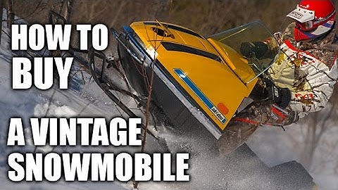 How to Buy a Vintage Snowmobile