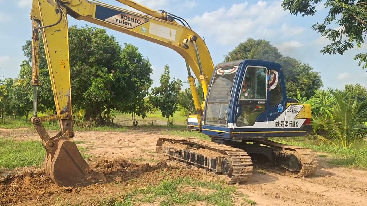ยังไม่มีคู่ครองรถขุดยอดนิยม kobelco sk120-1 มาร์คทรีพร้อมลุย excavator