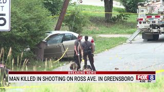 Man killed in shooting in Greensboro on Ross Avenue, police say