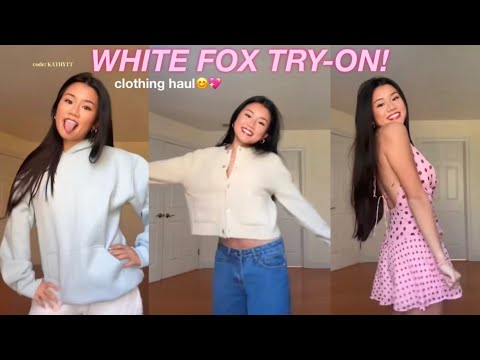 WHITE FOX TRY-ON HAUL! 💖⭐️ | cute outfit inspo