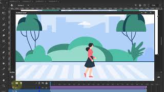 ทำคนวิ่ง PART1  Adobe Animate An