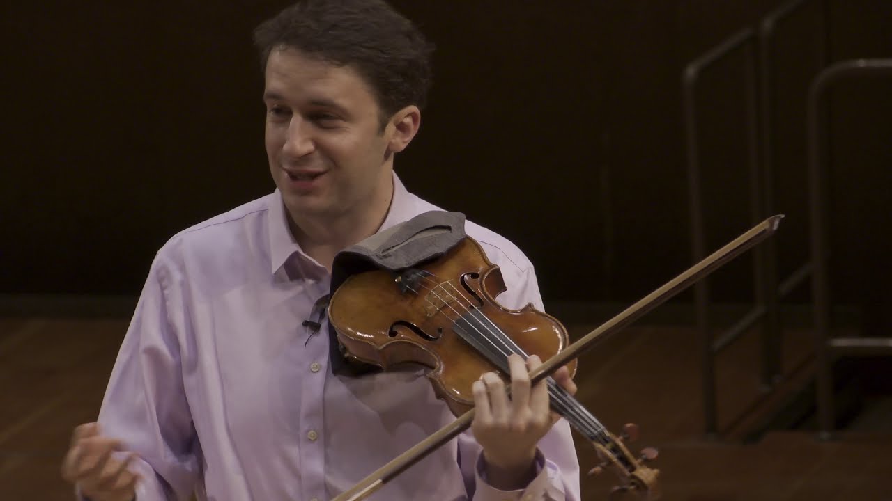 Mendelssohn Violin Concerto Eminor, 2nd movement · MASTERCLASS Noah BendixBalgley YouTube