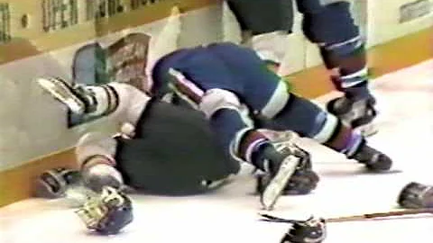 Tri-City Americans Vs Regina Pats Line Brawl - WHL...
