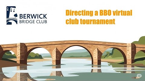 Directing a BBO virtual club tournament