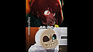 Sans Vs Chara #sans #chara #anime #anime1v1 #edit #1v1 #undertale