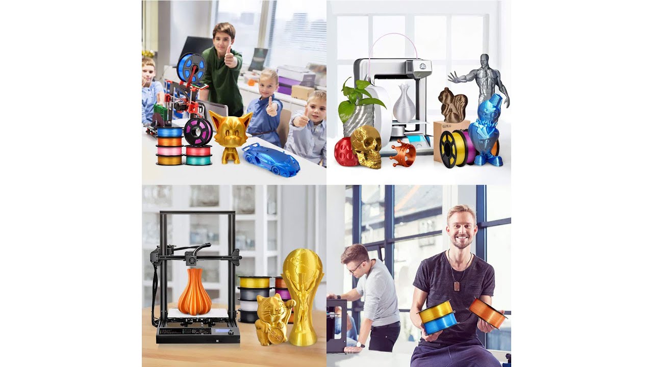 SUNLU PLA Silk LightGold Filament