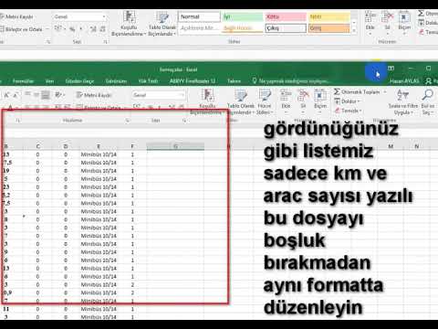 Okul Servisi Maliyet hesaplama programı Toplu Yükleme nasıl yapılır