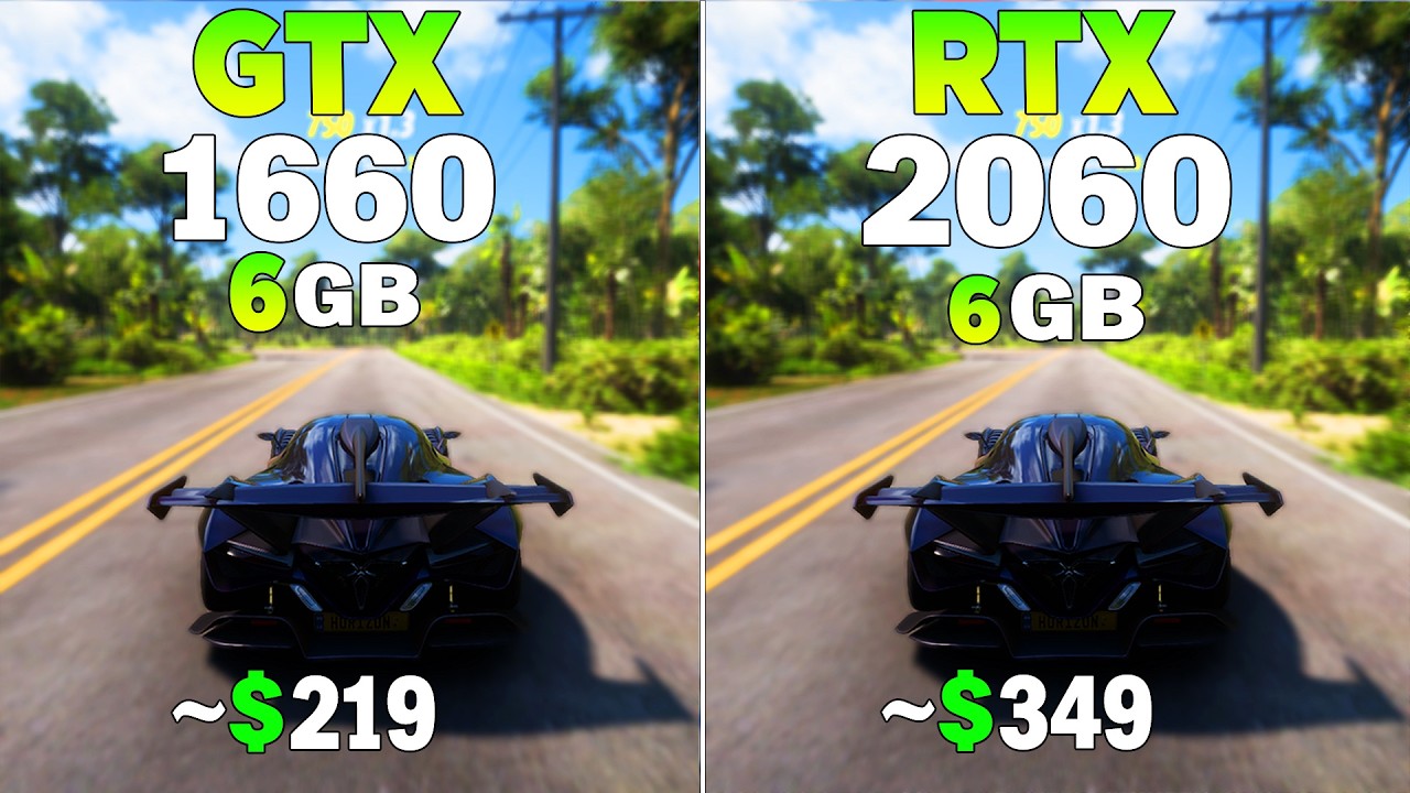 GeForce GTX 1660とG eForce GTX 2060 GTX 1660 vs RTX 2060 - Test in 12 Games - YouTube