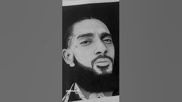 Nipsey Hussle Drawing 💙 #nipsey #hussle #tmc