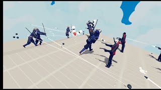 5 Samurai vs ALL Boss Units | Ultimate Battle in TABS Pocket Edition