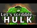 Hulk Speedpaint. From Sketch to Epic Green Giant!