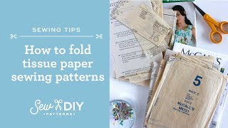 Making Tissue Paper Sewing Patterns More Durable - Mythic Seam