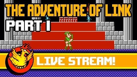 Zelda II: The Adventure of Link NES - Live Stream (Part 1)