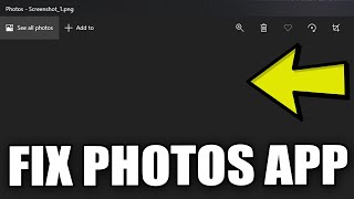 Fix: Photos App opens with blank / black screen in Windows 10