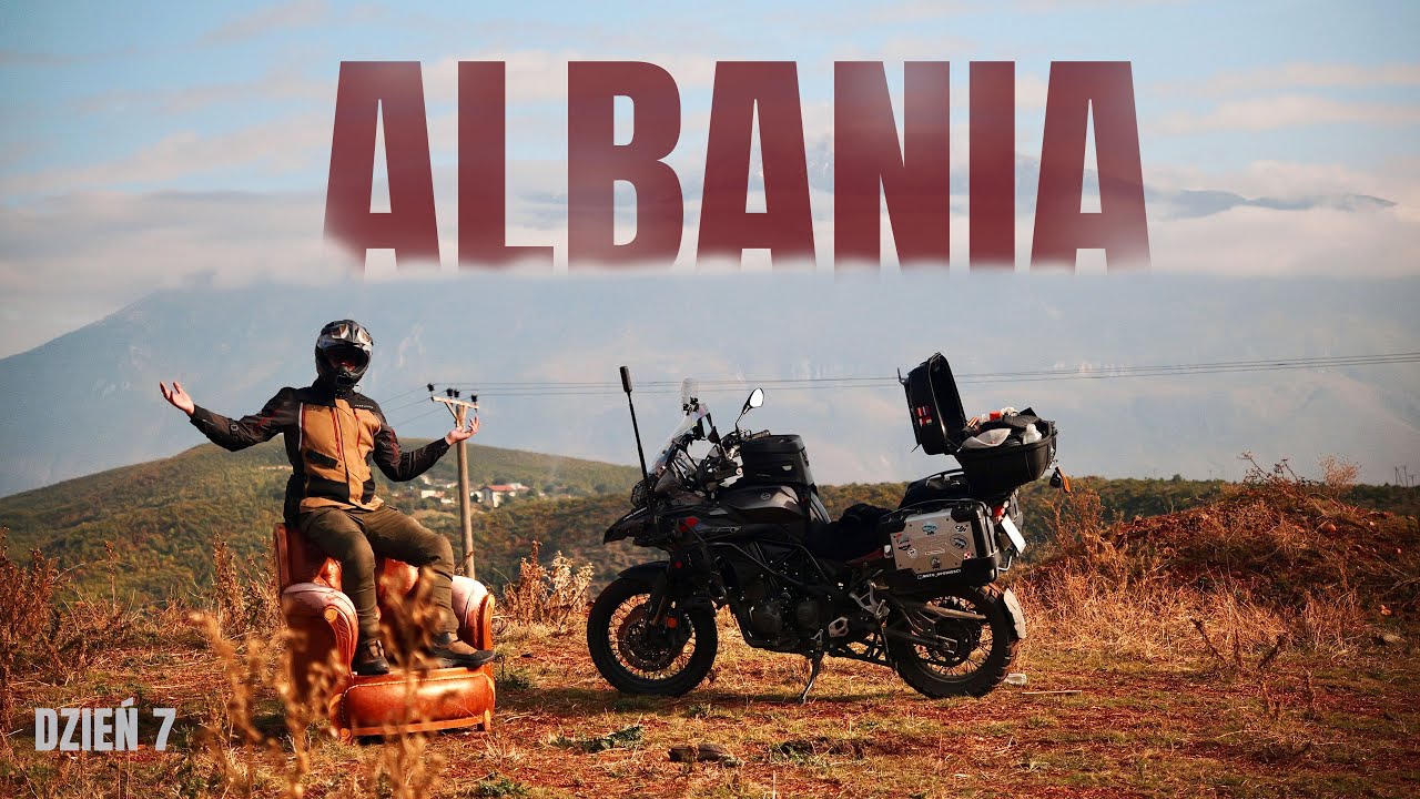 🇦🇱 NAJLEPSZA trasa motocyklowa jaką jechałem - Albania  - Bałkany 2025 - Dzień 7