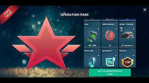 3 operations pass A B and E take look War Robots new event