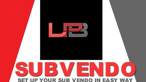 LPB Sub-Vendo Set-Up Updated (Wireless) Version 2022
