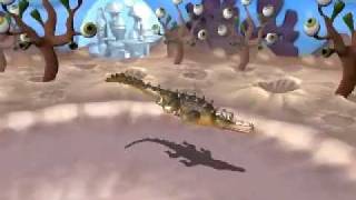 Spore Swimming Alligator