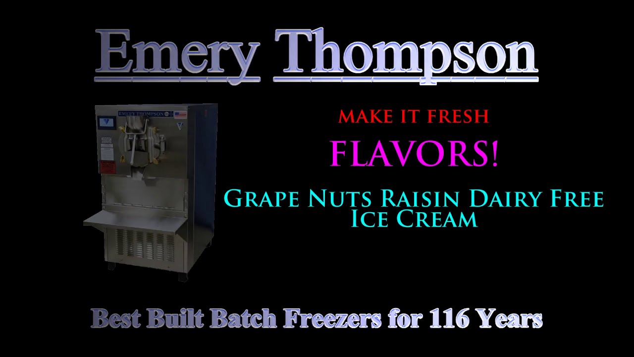 Grape Nuts Raisin Dairy Free Ice Cream