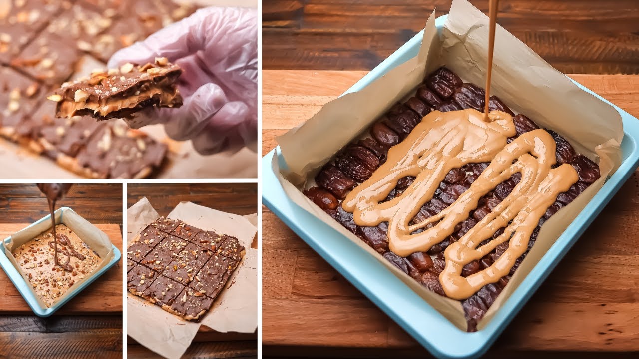 أشهر حلا بالتمر ب ٤ مكونات بس هايخليكم تاكلو التمر بطريقه جديده رهيب ومحبب اوي عند الاطفال والكبار