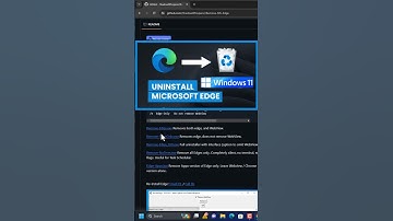Permanently Uninstall Microsoft edge in Windows 11