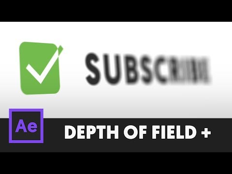 Simple Bokeh Depth of Field - After Effects Tutorial (No Third Party Plugin) T076