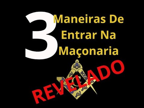 Vídeo: 3 maneiras de se tornar um membro da Maçonaria