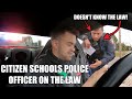 POLICE GET SCHOOLED ON THE LAW BY SUPERCAR OWNER! *PULLED OVER FOR NO REASON!*