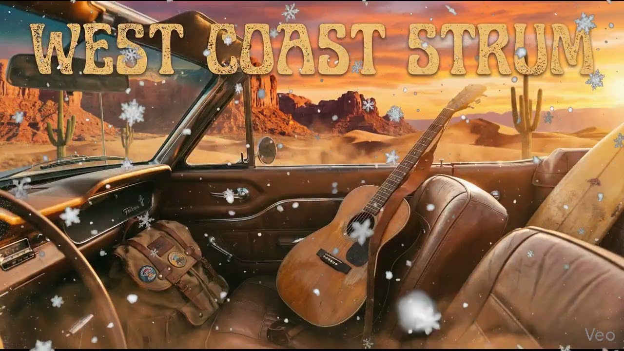 WEST COAST STRUM 🎸 Chill Acoustic Rock Jazz Mix | Road Trip & Coffee Shop Vibe