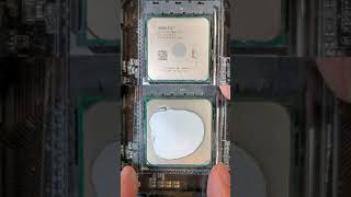 too little thermal paste vs too much #shorts