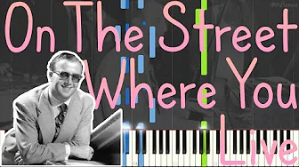George Shearing - On The Street Where You Live 2001 (Jazz Piano Ballad Synthesia) by @MidiTools