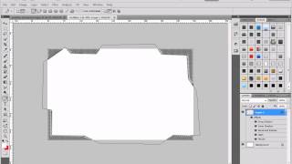 Photoshop tutorial | border effect.