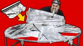 CAMA ELÁSTICA DE PAPEL ALUMÍNIO !! (ME AGUENTOU??)