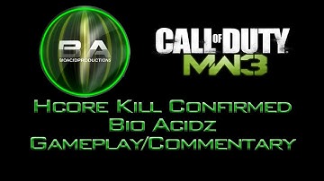 Call Of Duty: MW3: Hardcore Kill Confirmed on Resistance (Gameplay/Commentary)