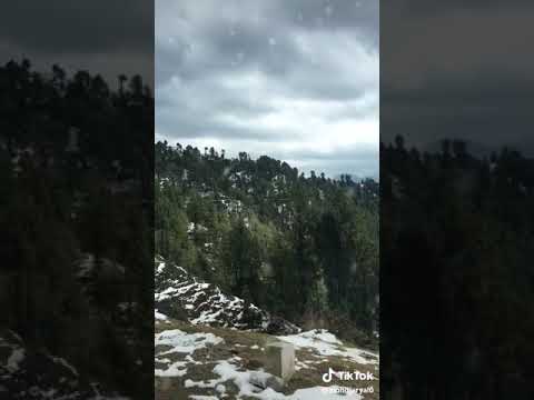 Old tik-tok video #Mountains #snowfall #5th #MukulKhatri.