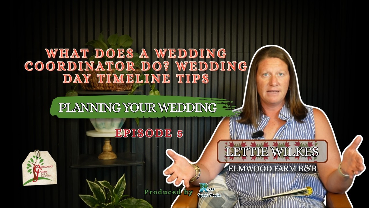 Wedding coordinator tips thumbnail for episode 5 of wedding planning podcast