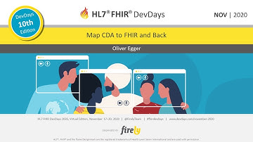 Oliver Egger - Map CDA to FHIR and Back | DevDays November 2020 Virtual