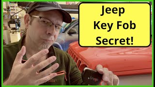 jeep key fob dead battery secret
