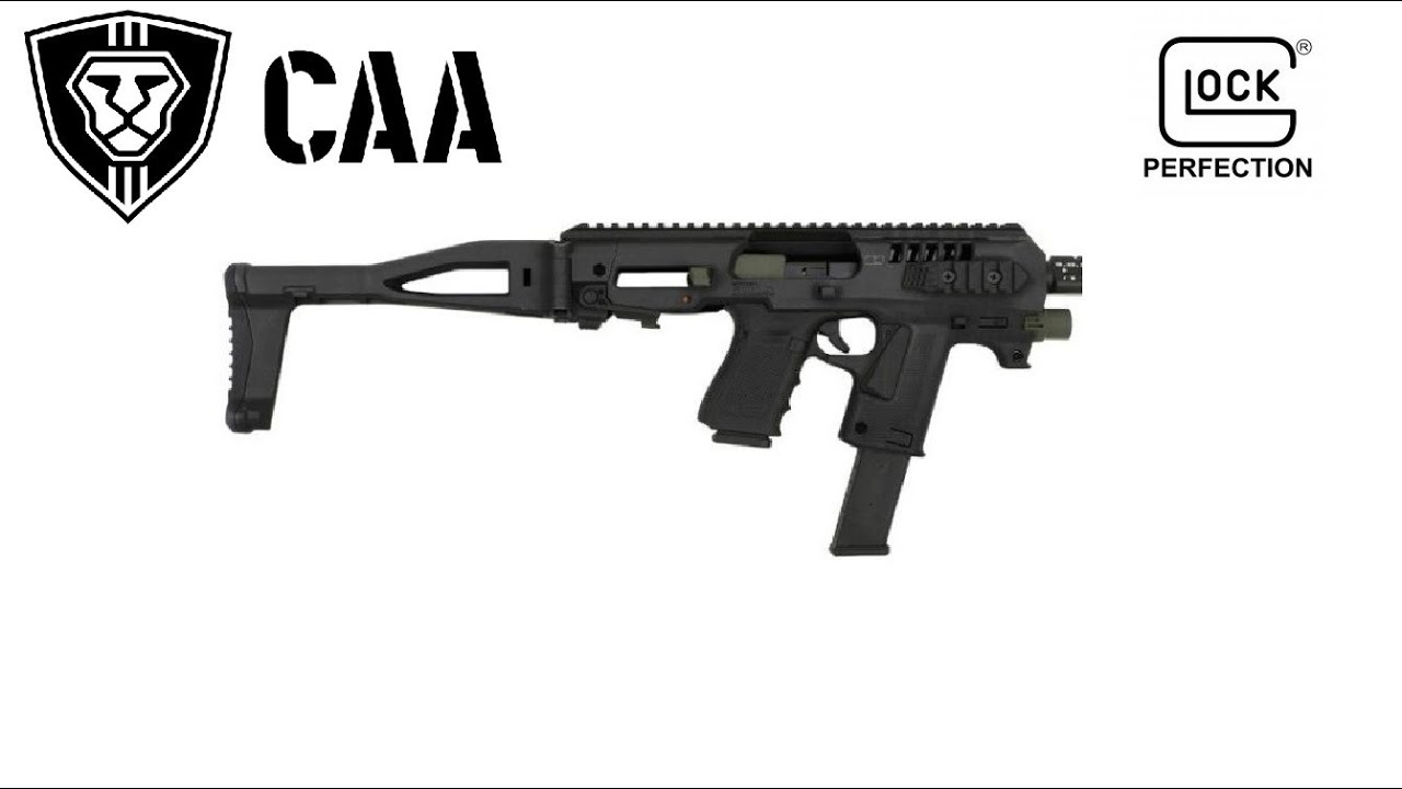 ARMAÇÃO MICRO RONI GLOCK - (Usado com G25 .380 ACP) - OACET