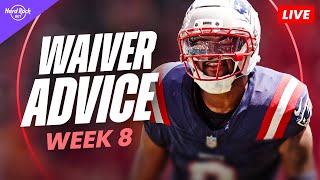 Fantasy Football Waiver Wire Advice | Players to Add & Drop (Week 8)