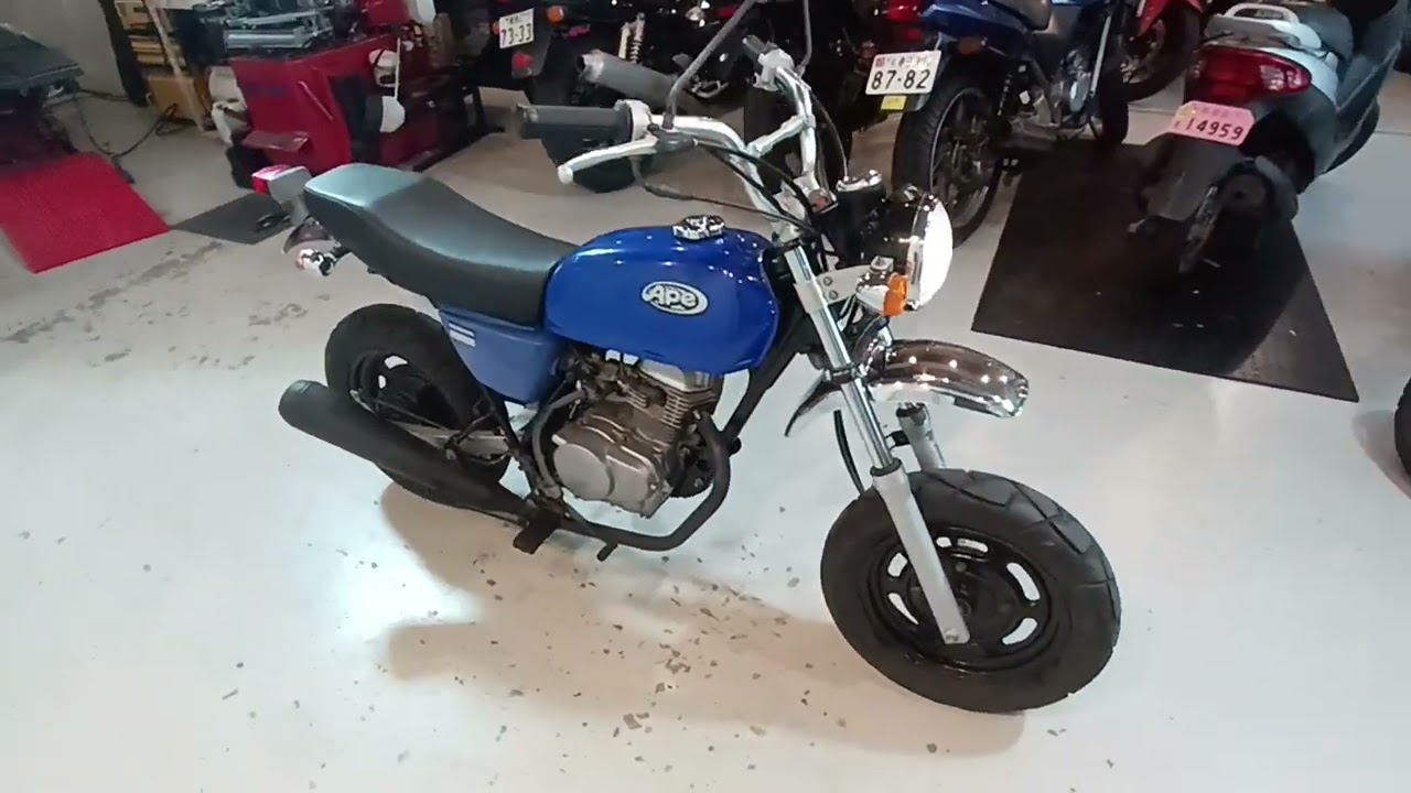 HONDAエイプ50 Honda Ape XZ50 FI black-orange - 585 km · Fourstrokebarn Honda & Parts