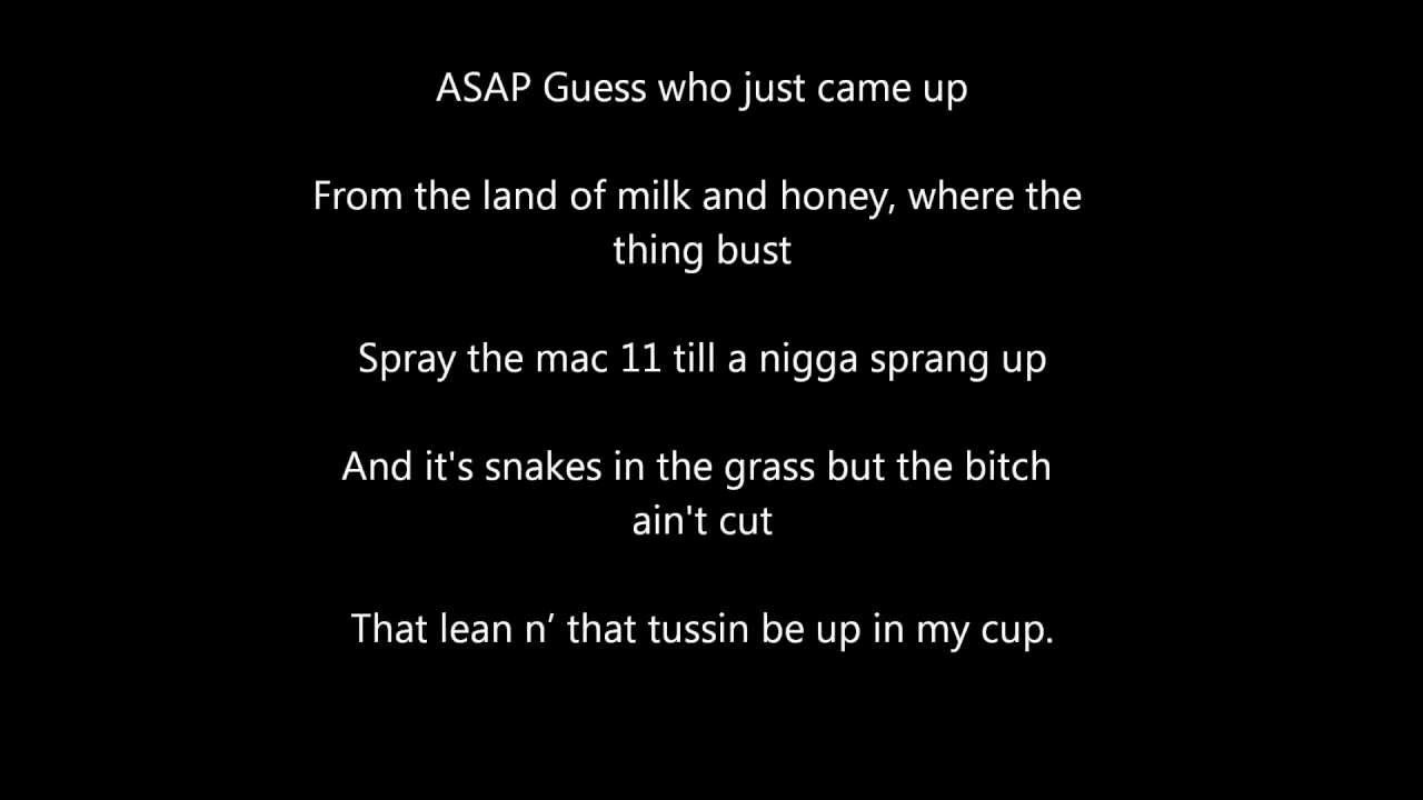 ASAP Mob Full Metal Jacket LYRICS [HQ] YouTube