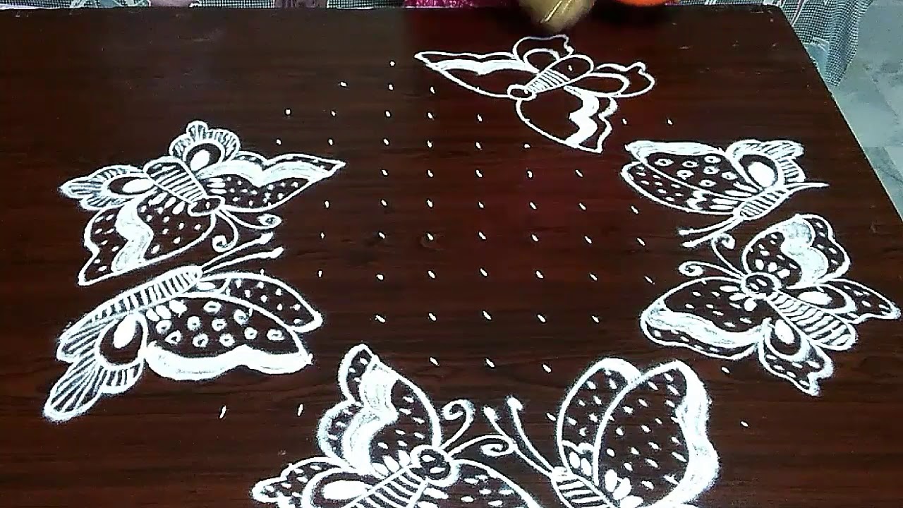 Sankranthi chukkala muggulu//13 to 5 dots//margazhi kolams//रंगोली बनाना सिखाओ// नवीनतम रंगोली